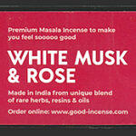 Good Incense - White Musk & Rose